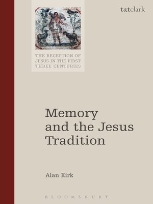 cover image of Memory and the Jesus Tradition